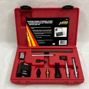 KASTAR Master Power Steering Pump Alternator Pulley Remover Installer Kit & Case